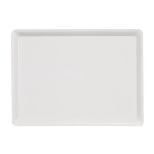 Rectangular S Tray 38x28cm - White
