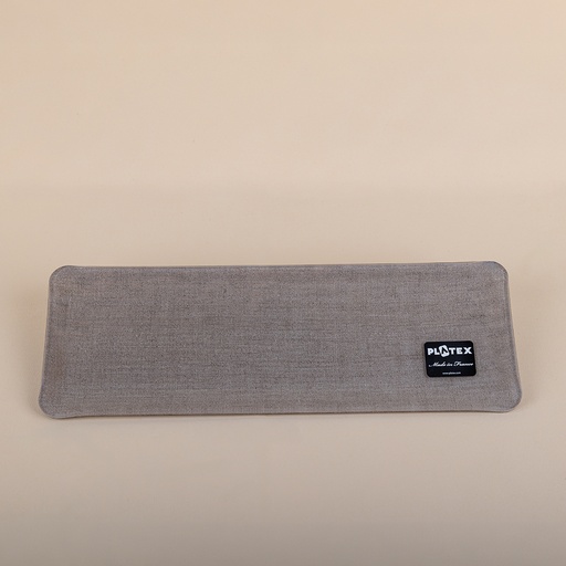  Natural Linen Acrylic Serving Tray - 37x13cm