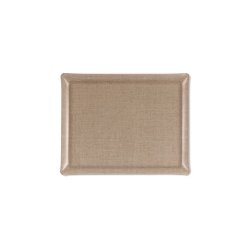 Linen Acrylic Tray 37x28cm - Natural