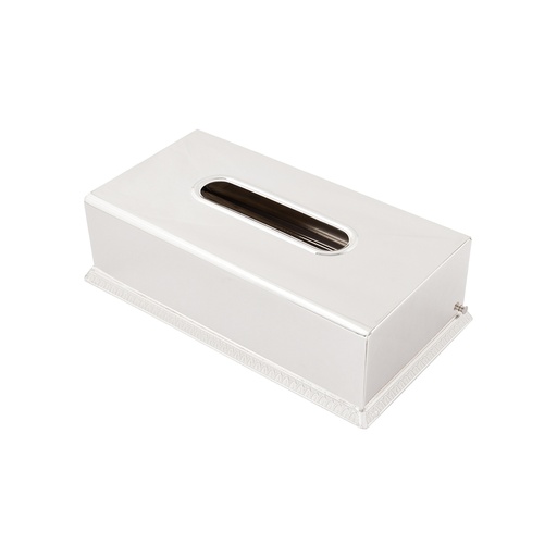 Durable Rectangular 260x160 mm Tissue Box - Silver