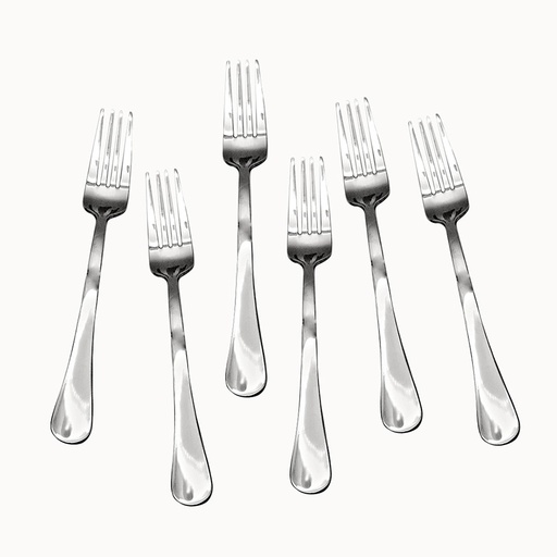 Stainless Steel Table Fork Set - 6pcs