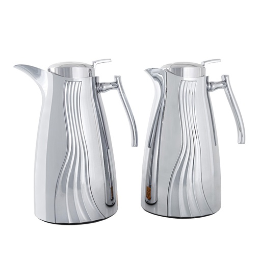 Karma Tea and Coffee Set - 2x1liter - Silver 