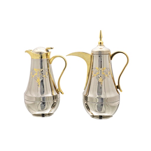 Mayflower Vacuum Flask Set - Nikel/Gold