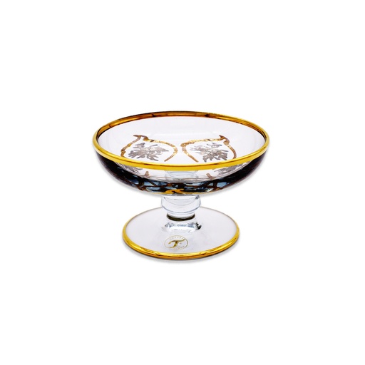 Stem Ice Cream Cup  - Platinum Gold