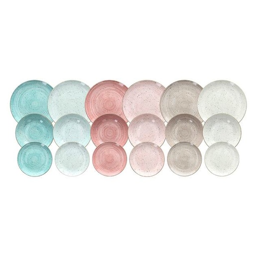 Metropolis Pepper Bamboo Dinner Set - 18pcs