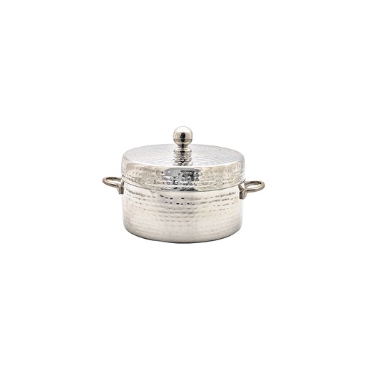 Steel Hammered Straight Hot Pot - 24cm
