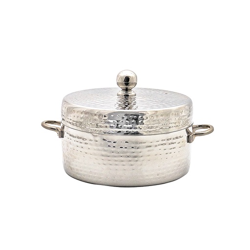 Steel Hammered Straight Hot Pot - 36cm