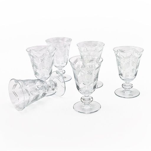 Clear Juice Glass Set - 6pcs