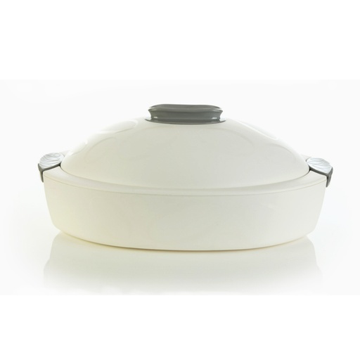 حافظة طعام غطاء مرتفع 3 لتر ابيض توتوكالدو