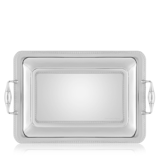 Patrizia 3 Lines Inox Rectangular Tray 