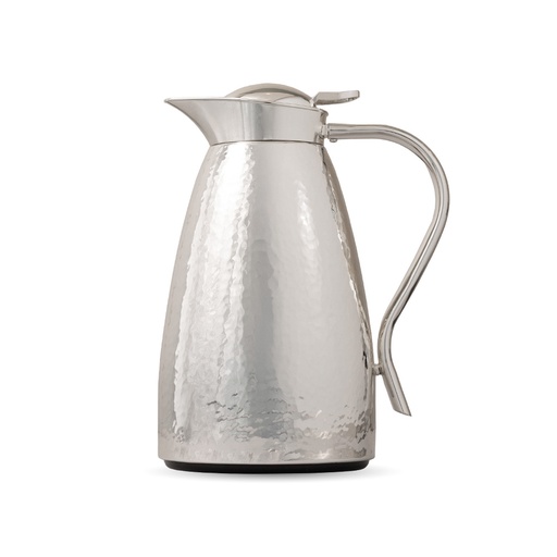 Silver Plated Hummered Flask - 1L