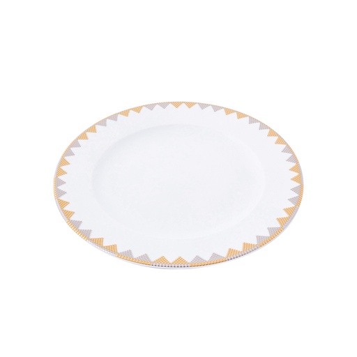 Porcelain Golden Silver 30cm Underplate