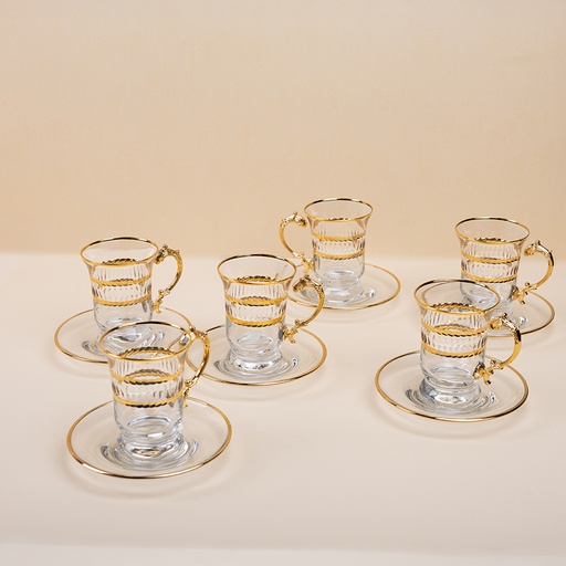 Luxury Tea Cup Set - 12pcs