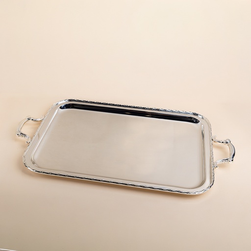 Large Silver Rectangular Tray - 630*360mm
