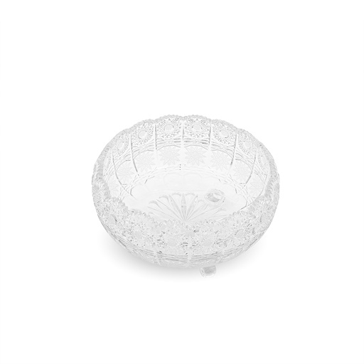 Round Crystal Serving Bowl   
