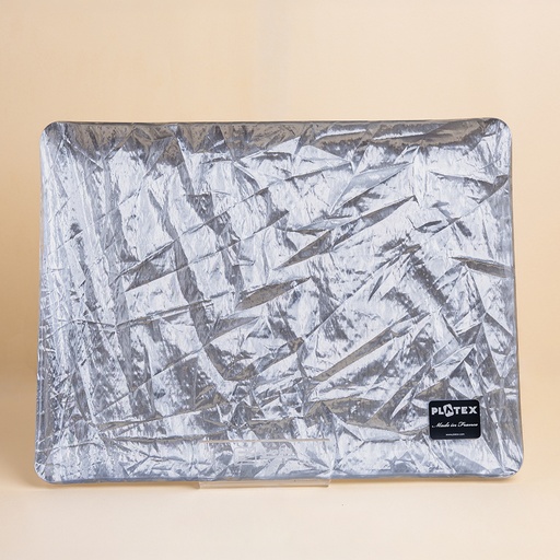 Old Silver Acrylic Serving Tray - 37x28cm