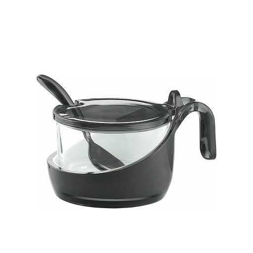 وعاء حفظ بلونين فينتاج - اسود