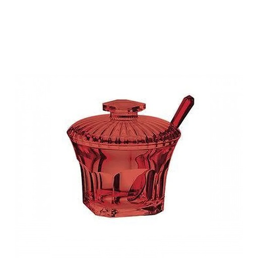 Belle Epoque Sugar Bowl With Teaspoon - Red