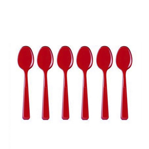 Belle Epoque Red Teaspoons Set - 6pcs