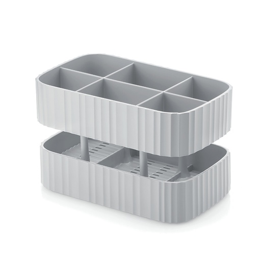 Eco-Kitchen Drain & Safe Cutlery Drainer - Grey