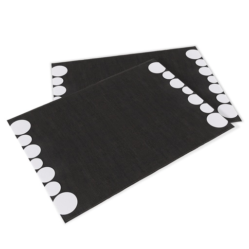 Silver Edges Tray Set - 2pcs