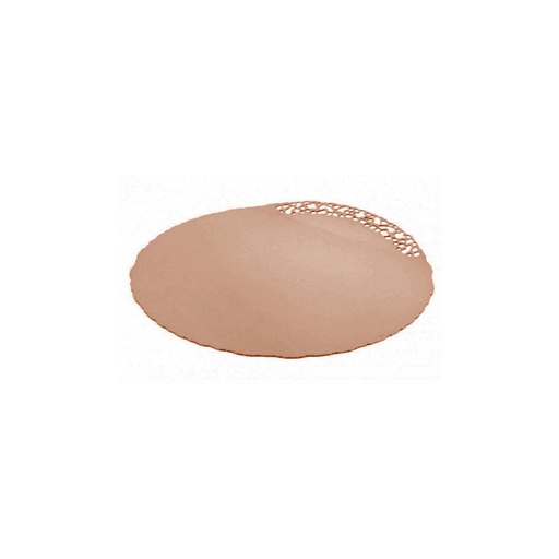 قاعدة اطباق شاحن 31 سم بفتحات دائرية صغيرة - روز جولد مات