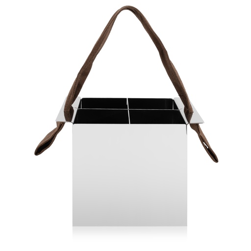 حامل أدوات المائدة - بني