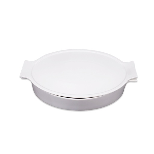 Plain Oval Casserole with Cover - 40cm