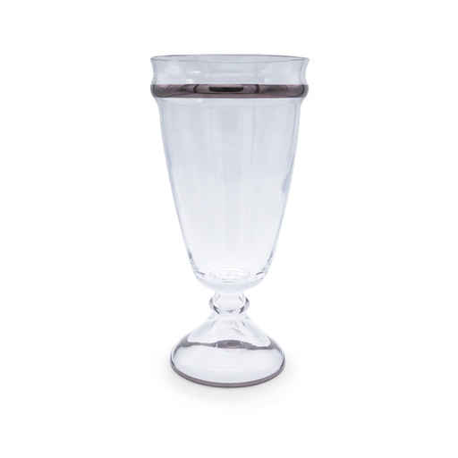 Dalia Platinum Vase with Stand