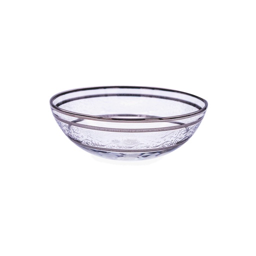 Galia Platinum Serving Bowl